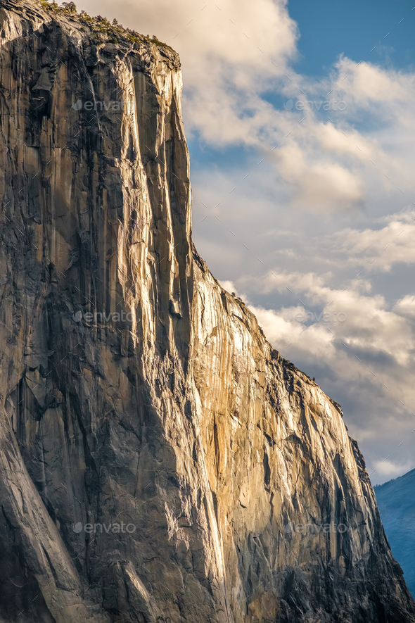 El Capitan rock in Yosemite National Park - Stock Photo - Images