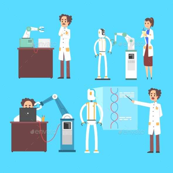 Scientists Invention in Robotic Cybernetic - Industries Business