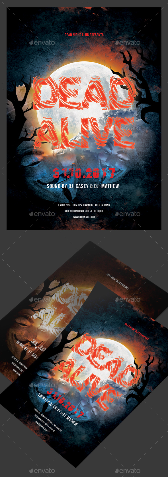 Halloween Party Flyer - Clubs & Parties Events