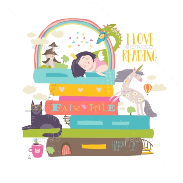 GraphicRiver Fairytale Concept with Book 20648908