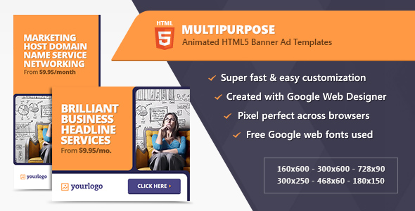 Multipurpose HTML5 Banner - CodeCanyon 20648980