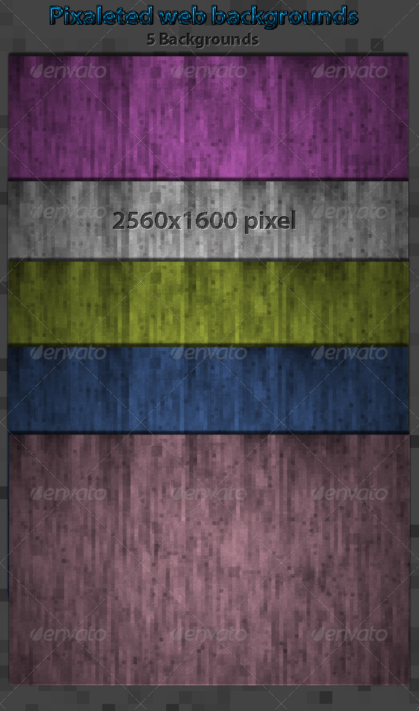 Web Backgrounds - 3 - Pixaleted
