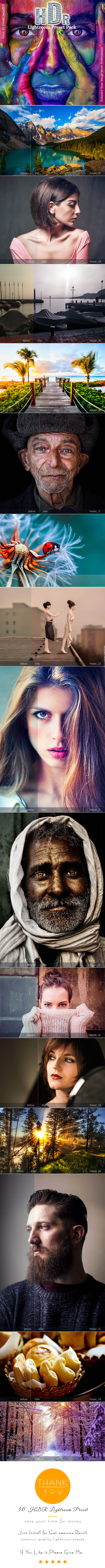 30 HDR Lightroom Preset - HDR Lightroom Presets