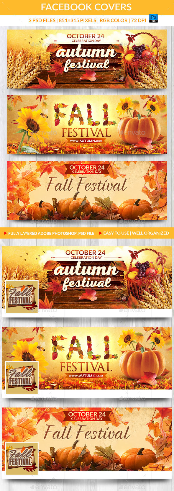 Fall Festival Facebook Covers - Facebook Timeline Covers Social Media