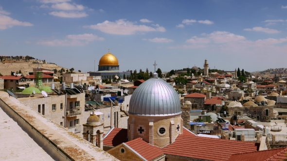 Jerusalem Old City Roof View