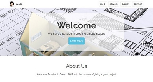 ARCHI Responsive Bootstrap Template