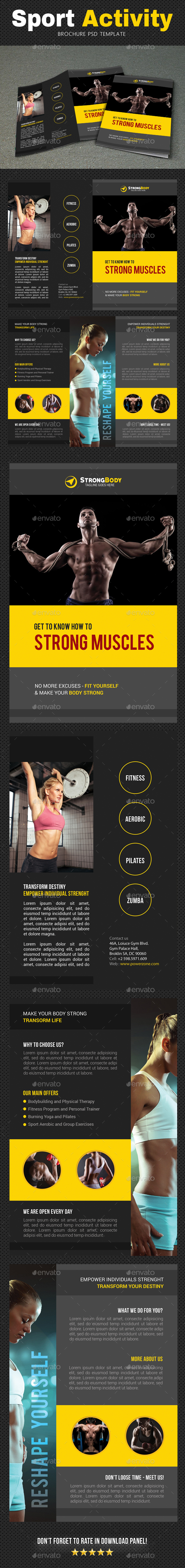 Sport Activity Brochure 3 - Corporate Brochures