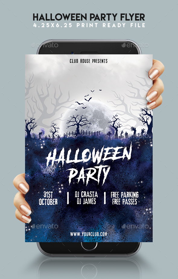 Halloween Party Flyer - Clubs & Parties Events