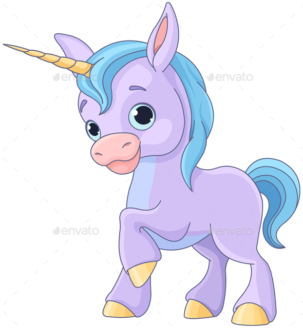 GraphicRiver Baby Unicorn 20651415