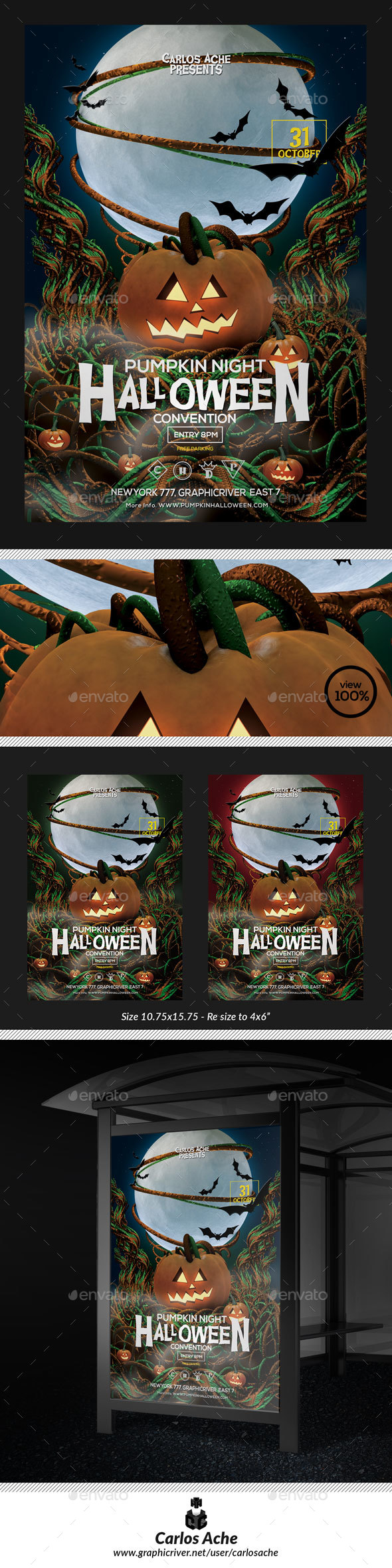 Halloween Poster and Flyer Template