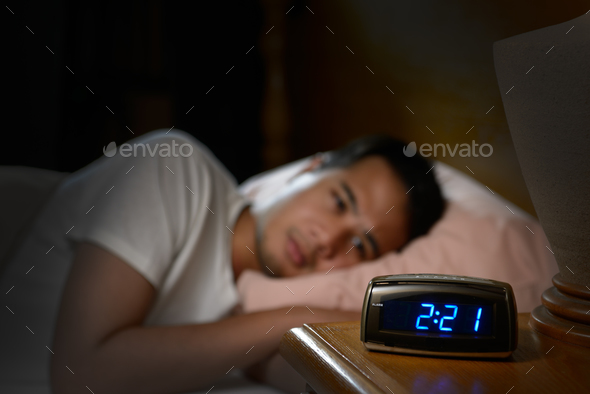 Man with insomnia - Stock Photo - Images