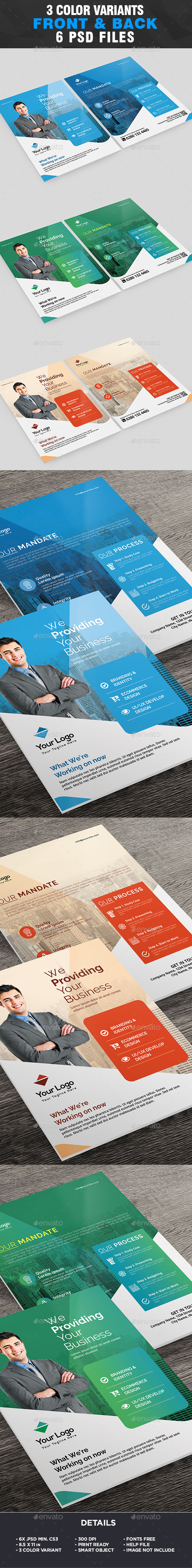 Corporate Business Flyer Template - Corporate Flyers