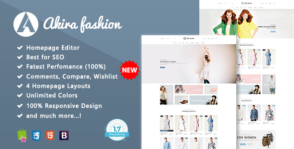 ThemeForest Akira Multipurpose Prestashop 1.7 Theme 20516643 ThemeForest Akira Multipurpose Prestashop 1.7 Theme 20516643