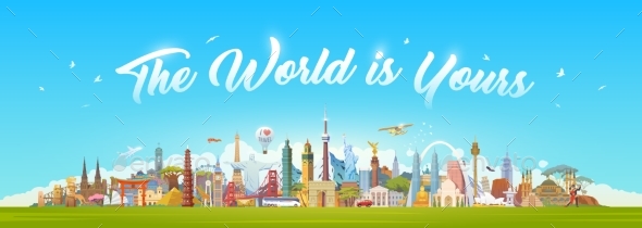 Travel the World - Buildings Objects