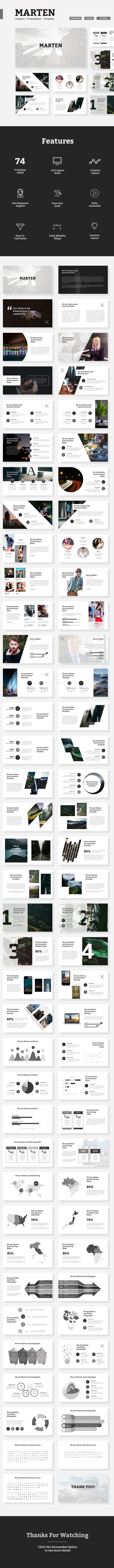 Marten - Creative Keynote Template - Creative Keynote Templates