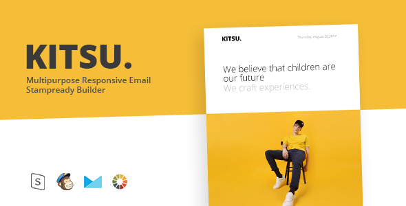ThemeForest KITSU Responsive Email Template Minimal 20549228 ThemeForest KITSU Responsive Email Template Minimal 20549228