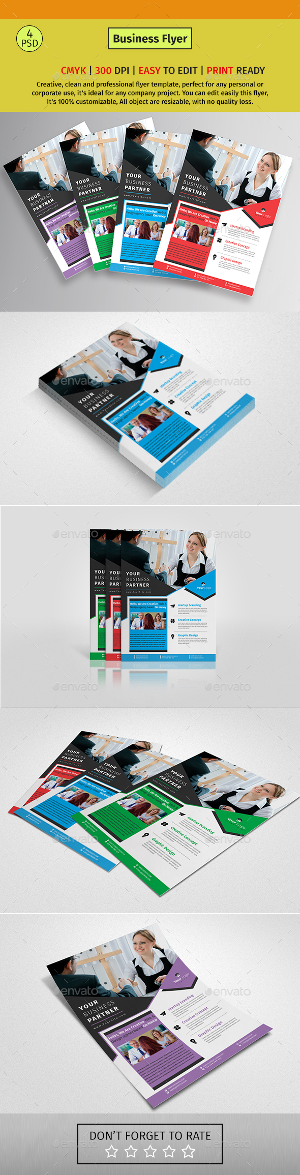 A4 Corporate Business Flyer #164 - Corporate Flyers