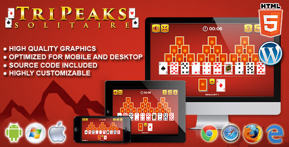 CodeCanyon Tripeaks Solitaire HTML5 Solitaire Game 20654713 CodeCanyon Tripeaks Solitaire HTML5 Solitaire Game 20654713