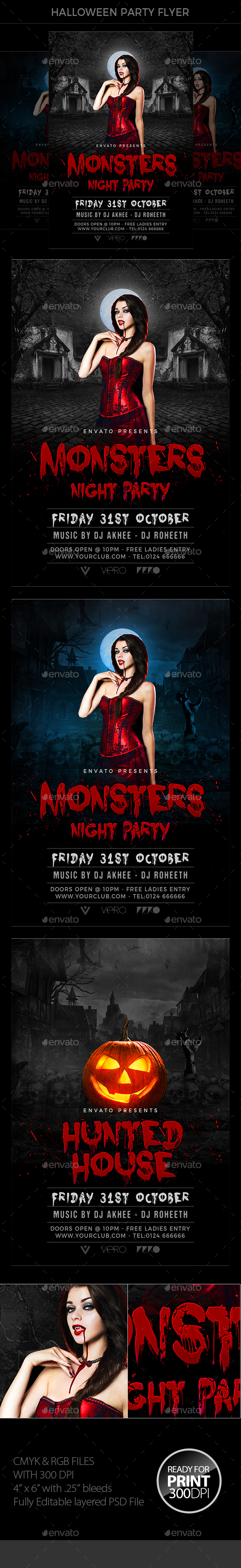 Halloween Party - Events Flyers