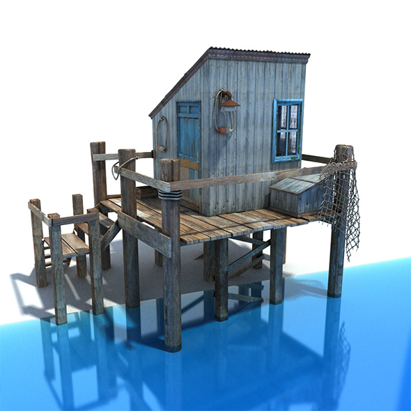 Fishing Cabin - 3Docean 20656544