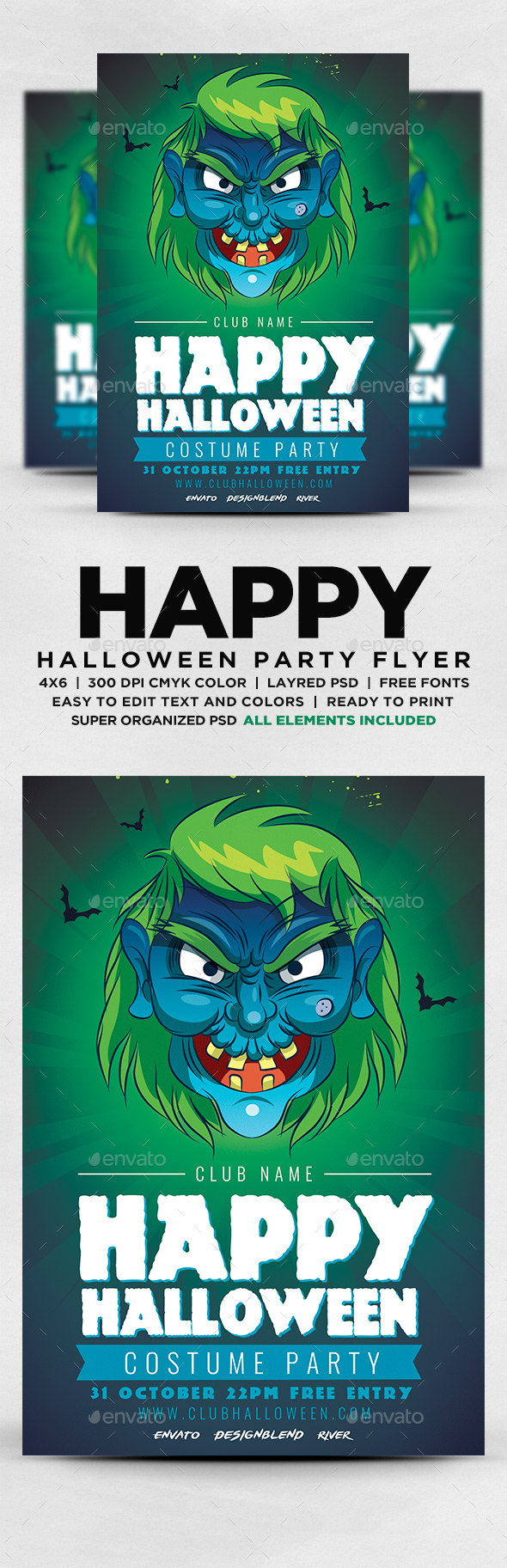 Halloween Costume Party Flyer