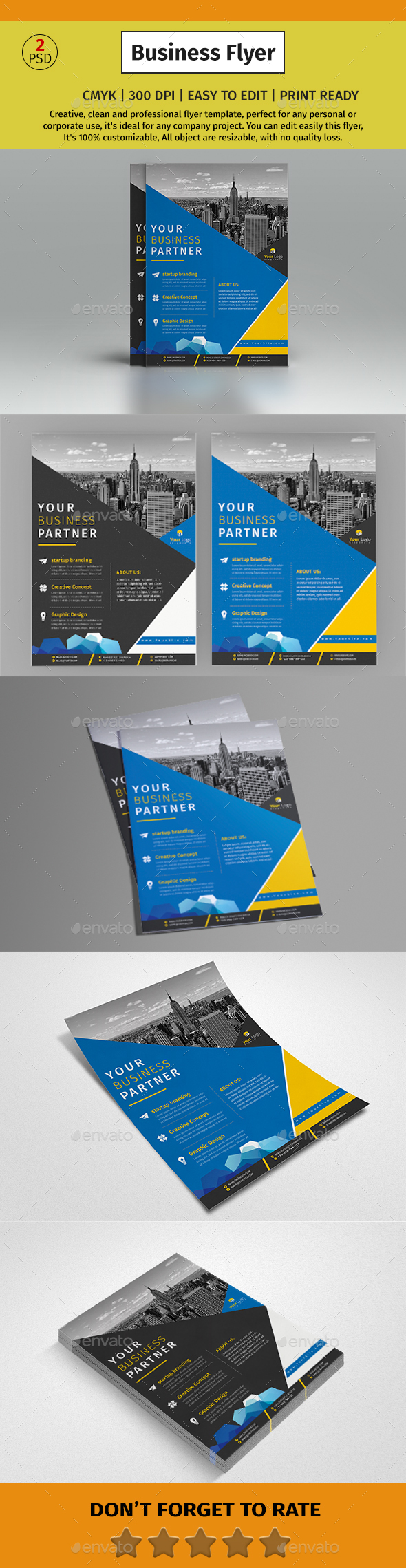 A4 Corporate Business Flyer #166 - Corporate Flyers