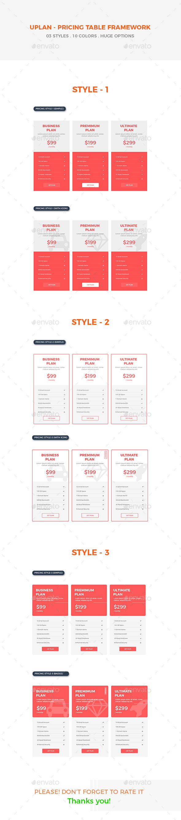 GraphicRiver Uplan A Multipurpose Pricing Tables 20657385 GraphicRiver Uplan A Multipurpose Pricing Tables 20657385