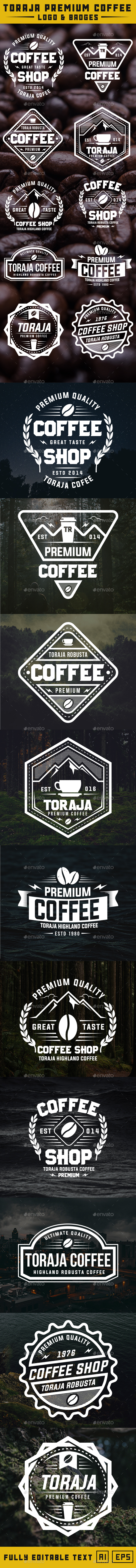 10 Coffee Logo & Badges - Badges & Stickers Web Elements
