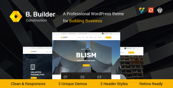 Blism – Construction WordPress Theme