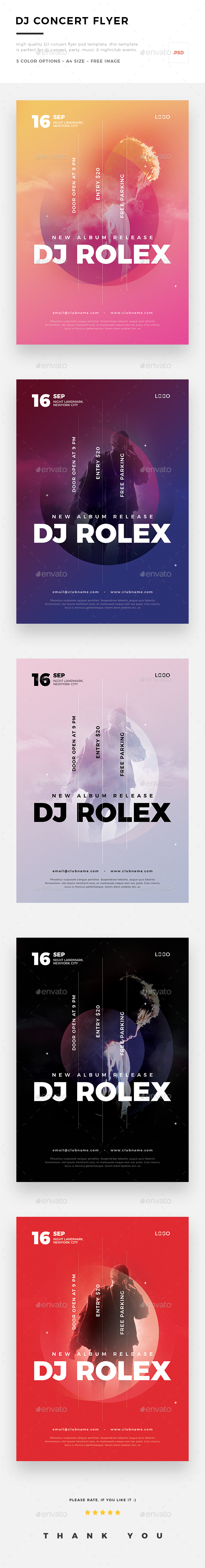 GraphicRiver DJ Concert Flyer 20658862 GraphicRiver DJ Concert Flyer 20658862
