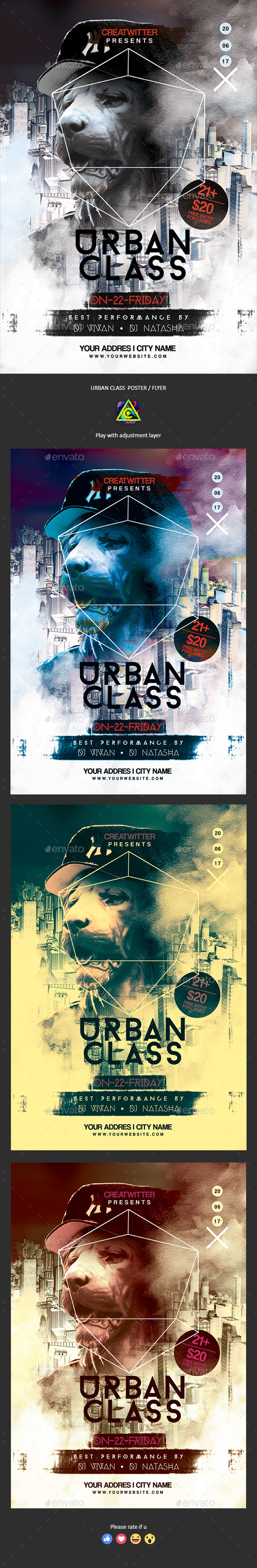 Urban Class Poster / Flyer