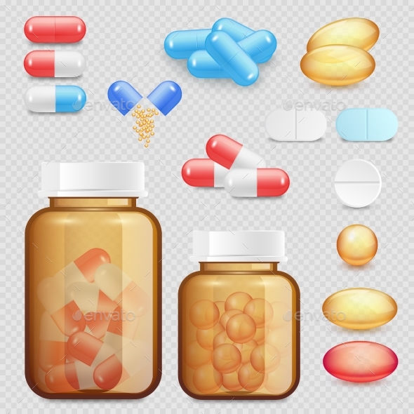 GraphicRiver Vector Realistic Drugs and Pills Icon Set 20660516 GraphicRiver Vector Realistic Drugs and Pills Icon Set 20660516