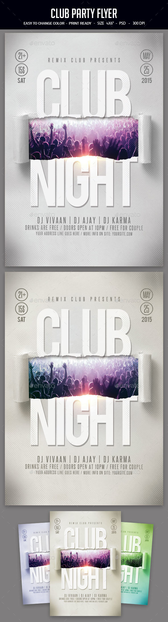 Club Party Flyer - Clubs & Parties Events