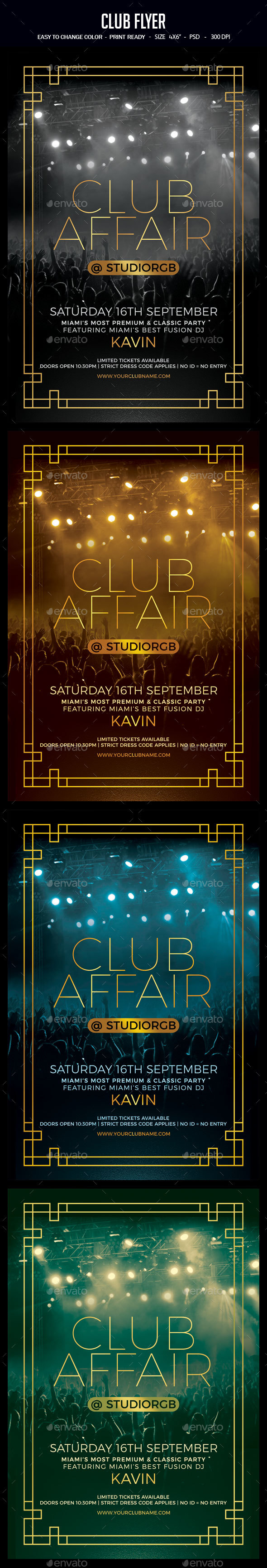 Club Flyer - Clubs & Parties Events