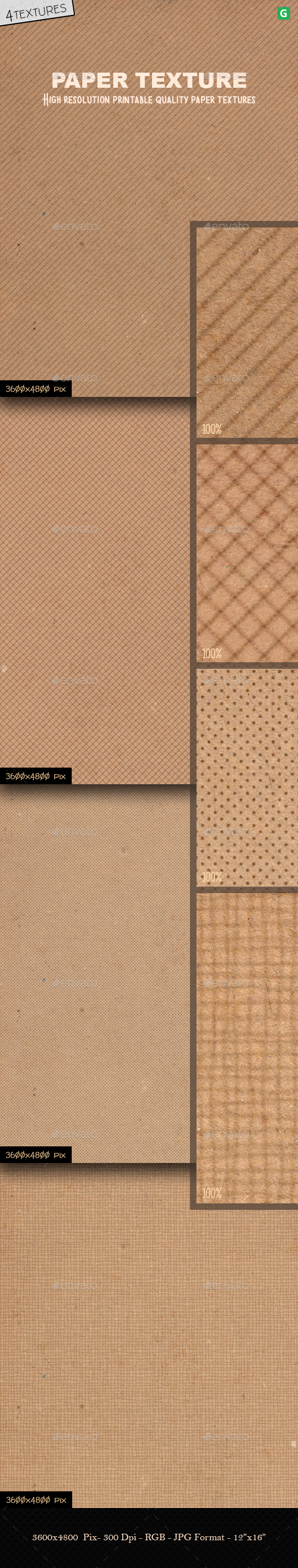 Paper Texture Pack 4 - Paper Textures