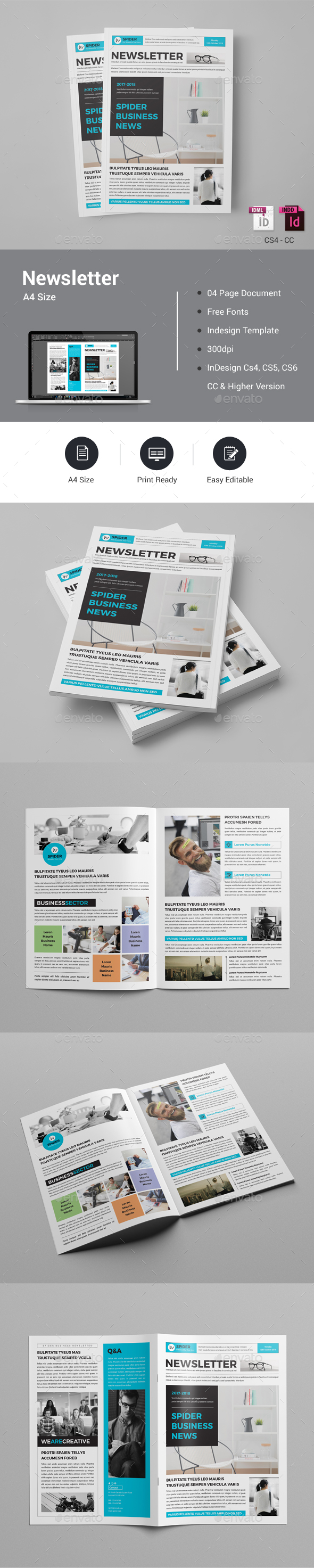 Newsletter - Newsletters Print Templates