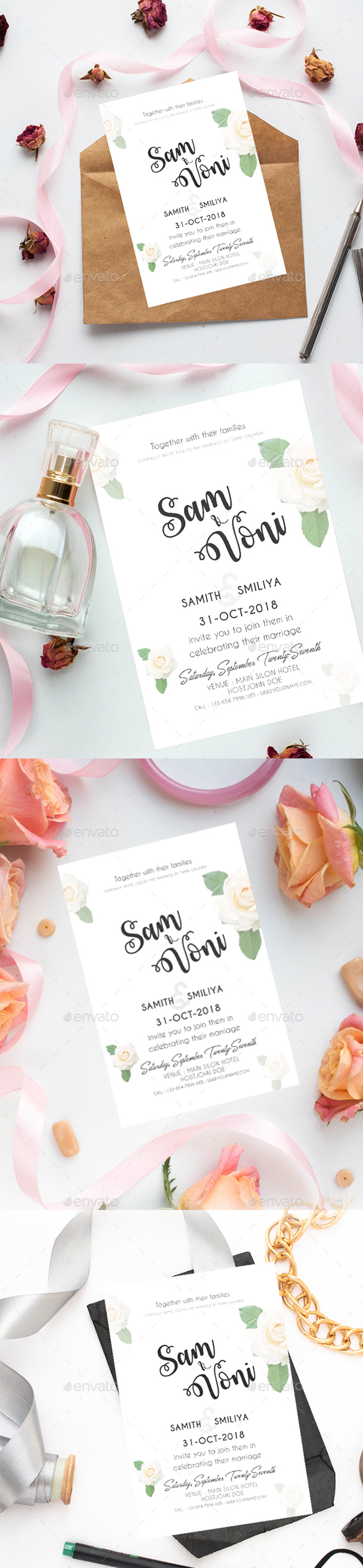 GraphicRiver Wedding Invitation 20661988 GraphicRiver Wedding Invitation 20661988