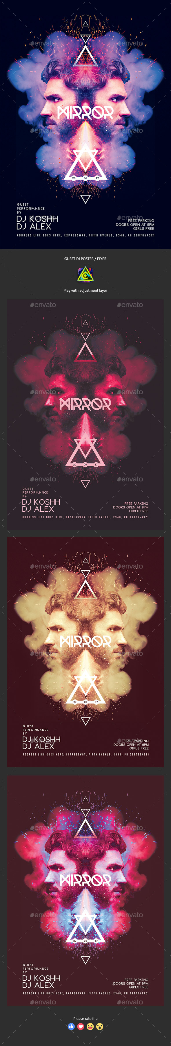 Guest DJ Poster / Flyer - Clubs & Parties Events