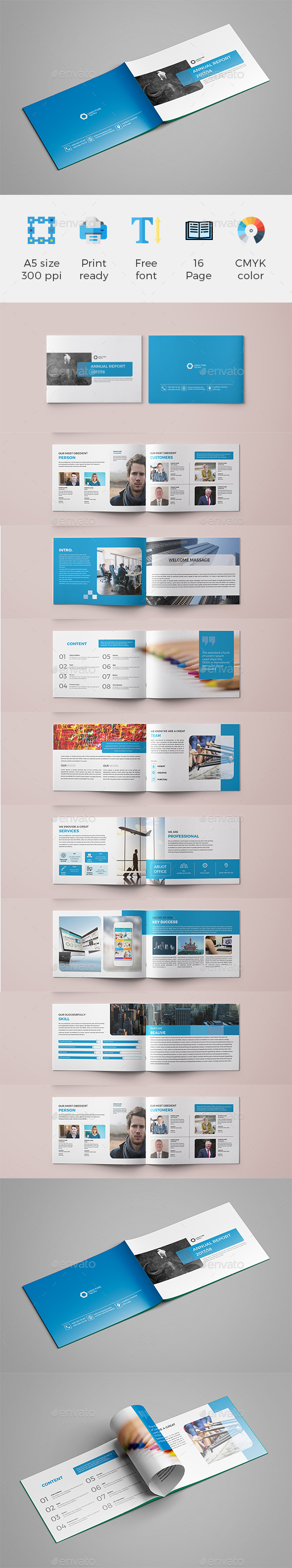 A5 Brochure - Brochures Print Templates