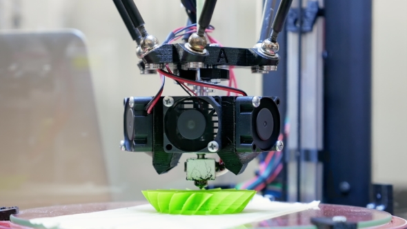 3D Printer Performs Product Creation