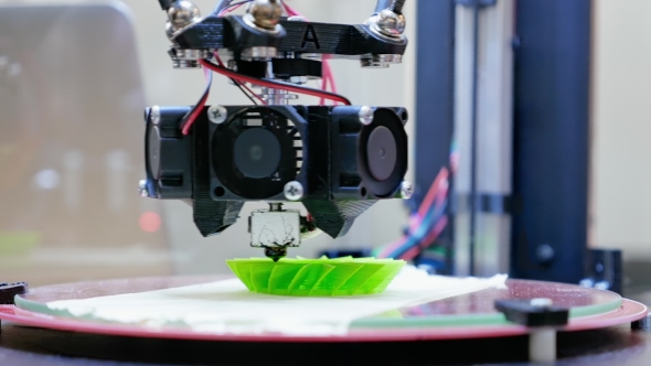 3D Printer Performs Product Creation
