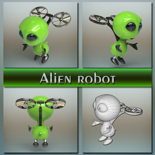 Alien robot - 3Docean 20663731