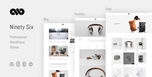 NinetySix - Clean, Creative, Professional Theme - Creative WordPress