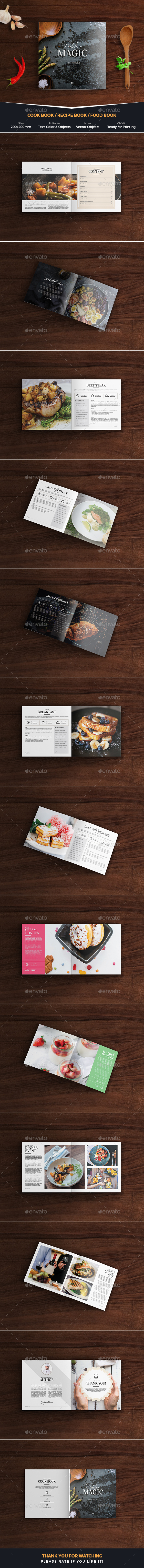 Kitchen Stories / Cook Book - Brochures Print Templates