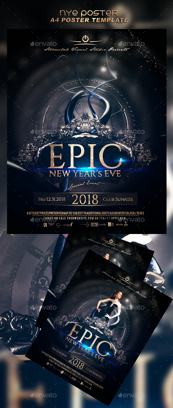 NYE Poster - Events Flyers