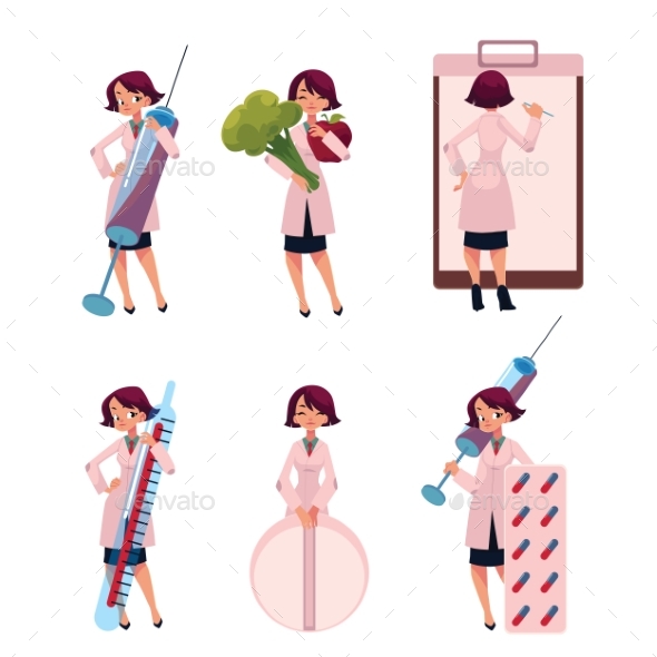 Woman Doctor - People Characters