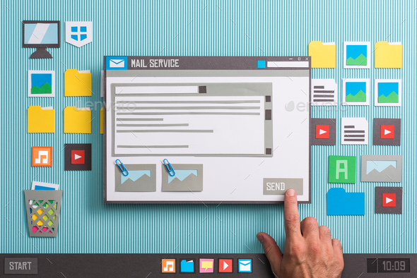 E-Mail service - Stock Photo - Images