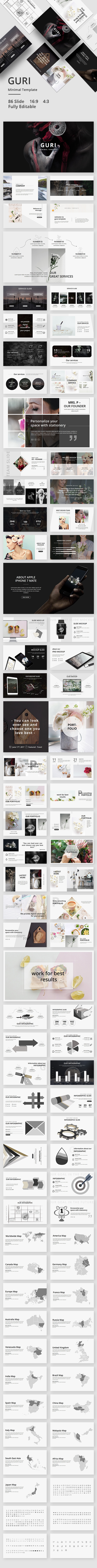 Guri Minimal Powerpoint Template - Creative PowerPoint Templates