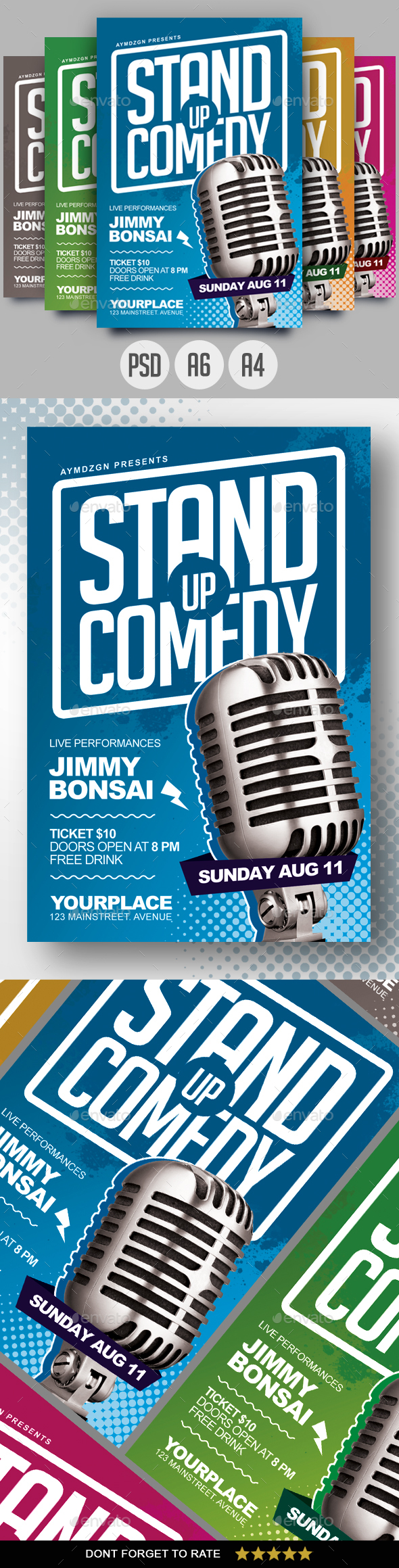 Stand Up Comedy Flyer - Events Flyers