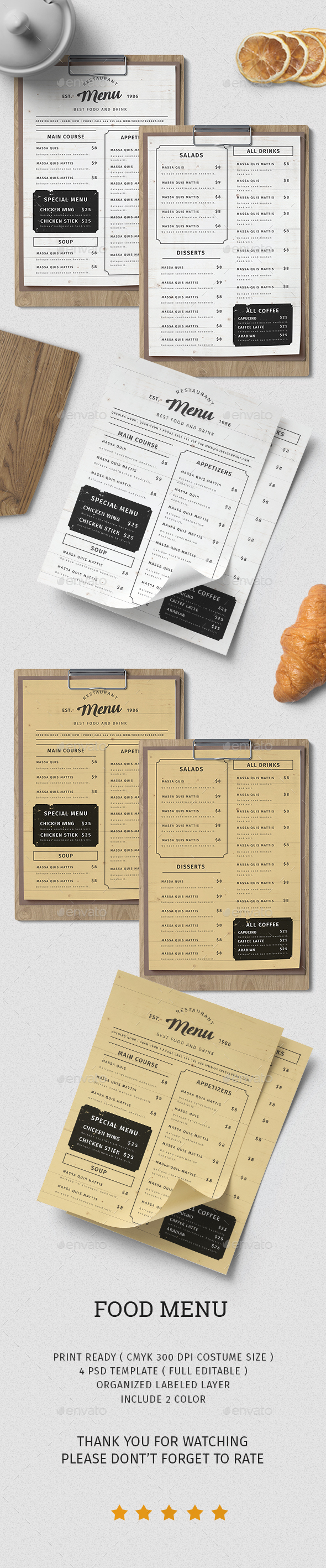 Food Menu vol.4